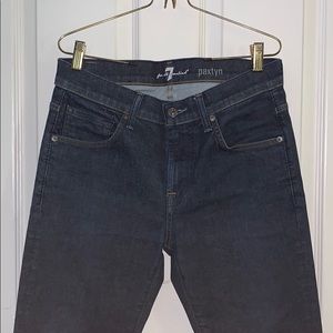 7 For All Mankind Men’s Paxtyn Jeans in Dark Wash